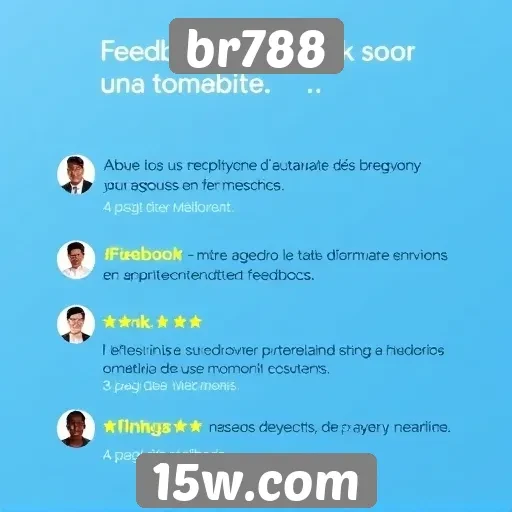 Feedback dos usuários sobre a experiência no br788